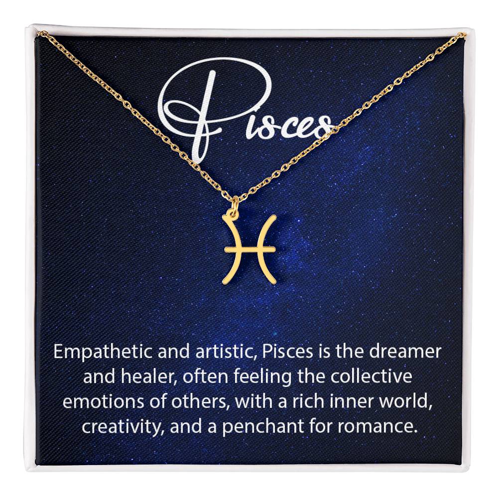 Pisces Zodiac Necklace