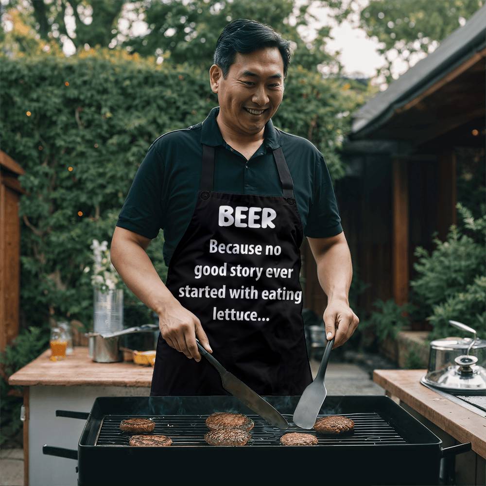 Beer is Better Than Lettuce Apron