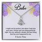 Anchor Pendant Necklace for Babe