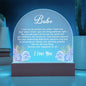 Babe, You Are the Heart of Our World - Acrylic Plaque