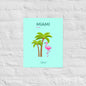 Miami, Florida - Minimalist Travel Poster Aesthetic