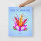Rio, Brazil - Minimalist Travel Poster Aesthetic