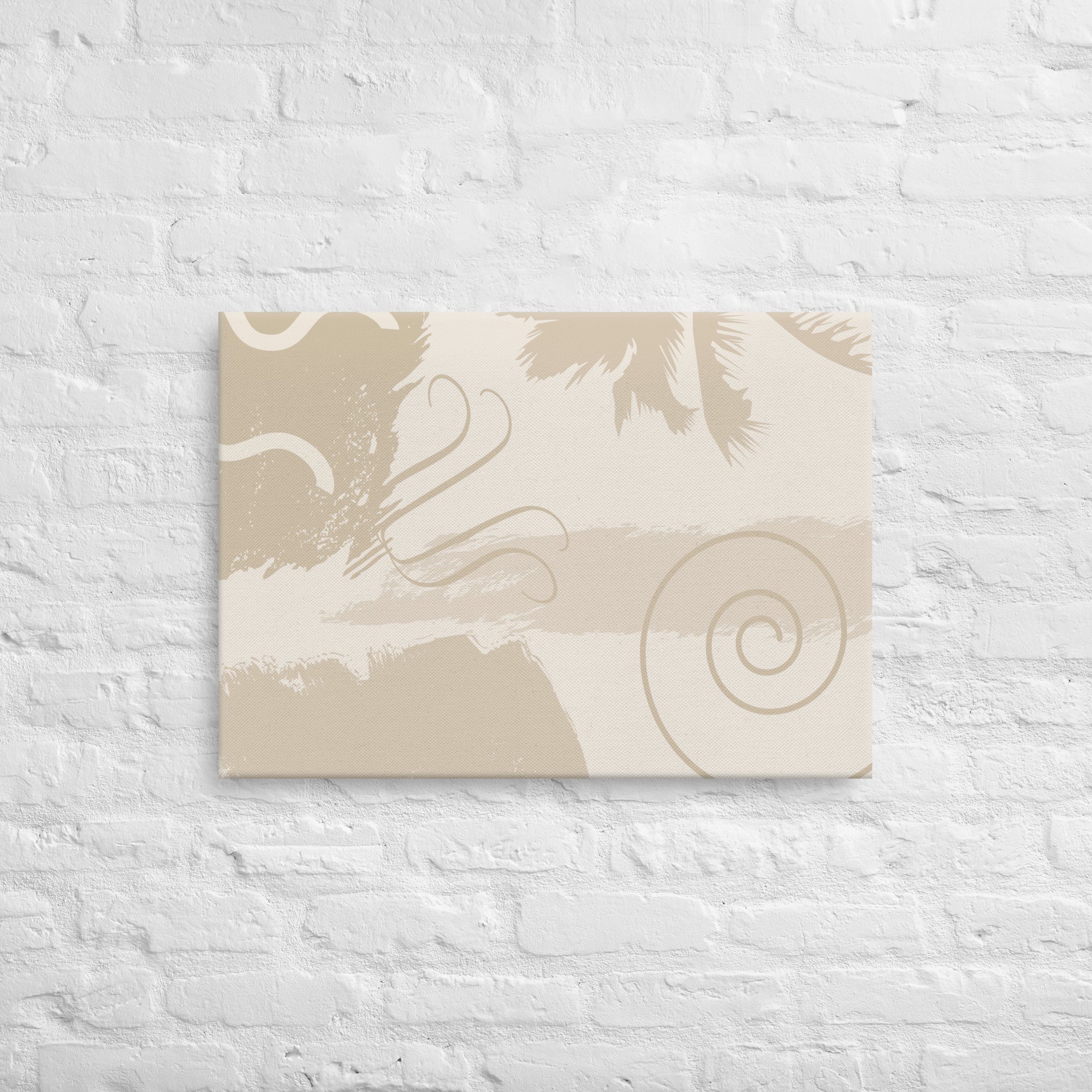 Beach Inspired Abstract Art - Thin Canvas Print